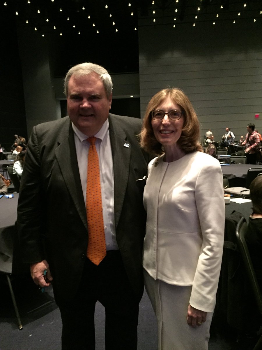Former ATJ Commission Chairman Buck Lewis and ABA President Linda Klein