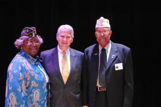 Chief Justice Wade and Mrs and Cmmdr. George Harper, Jr. 