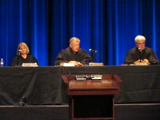 Judge Ogle, Judge James Curwood Witt, Jr.,and Judge D. Kelly Thomas, Jr.