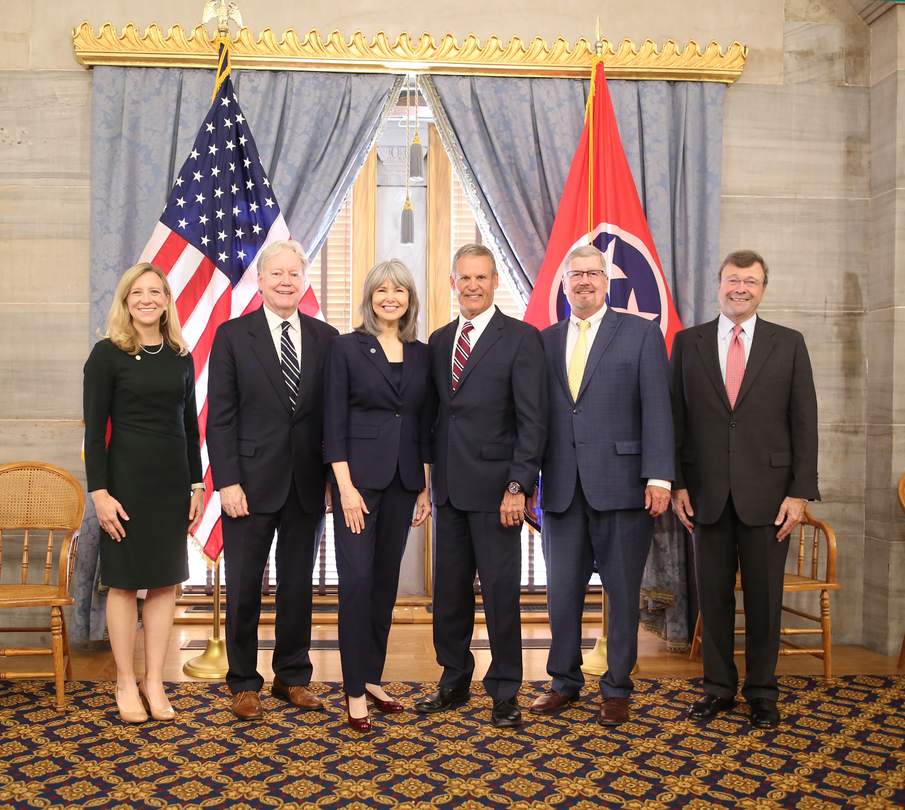 The Supreme Court with Governor Bill Lee