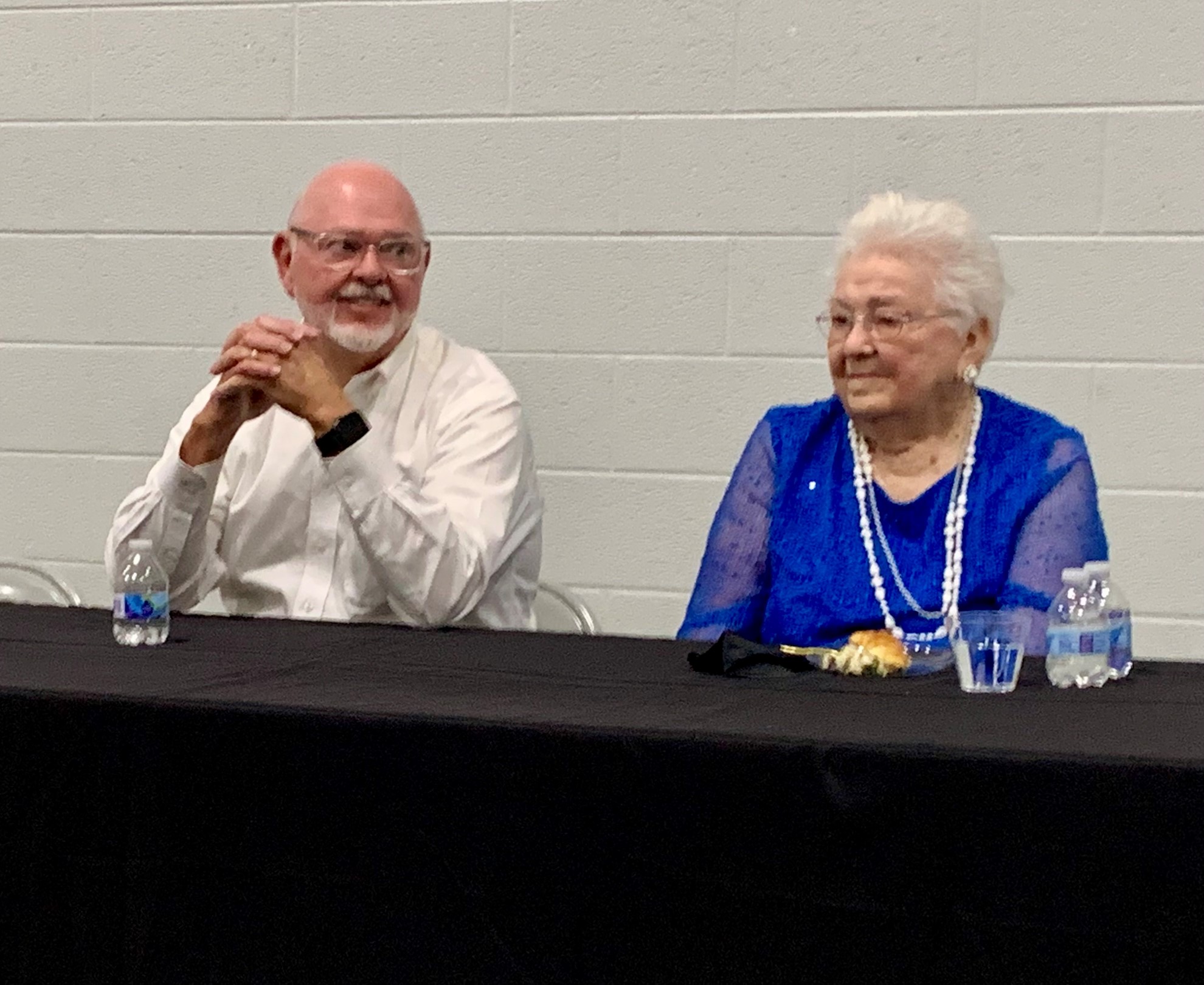 Judge Spitzer with his 97-year-old mother, Clarice.