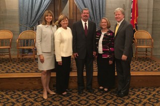 Justice Holly Kirby, Justice Sharon Lee, Chief Justice Jeff Bivins, Justice Cornelia Clark, Justice Roger Page