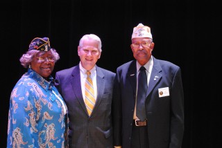 Chief Justice Wade and Mrs and Cmmdr. George Harper, Jr.