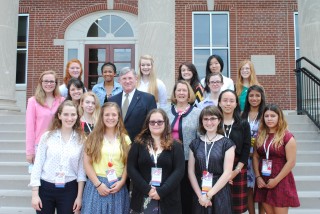 Justice Clark and Justice Koch with the Davidson County delegates.