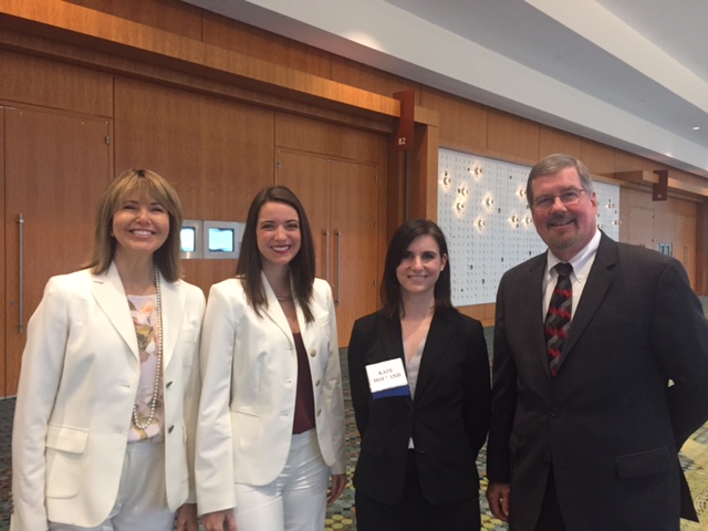 Justice Holly Kirby, Tera Rica Murdock, Katie Holland, and Chief Justice Jeff Bivins