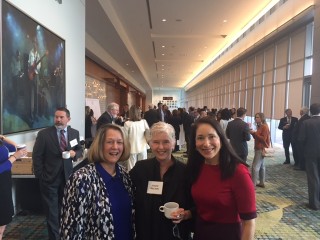 Justice Cornelia Clark with Jeanine Nelson and Marlene Eskind Moses