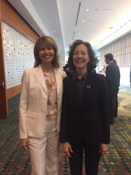 Justice Holly Kirby with Chancellor Ellen Hobbs Lyle