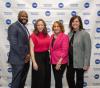 Quinton Thompson, a 2007 SLIP student; Jennifer Sink; Judge Higgins; and Mary Ann Upchurch, executive director of the Memphis Bar Association 