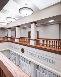 A look inside the new Justice Center (Photo credit: Jim Blackstock)
